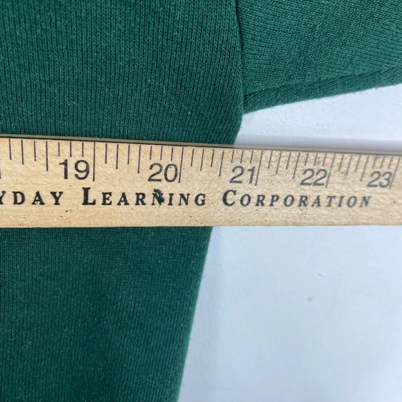 Vintage  Christmas Sweater Sweatshirt M 90s Santa Sparkle Pullover Retro Holiday - Picture 8 of 9